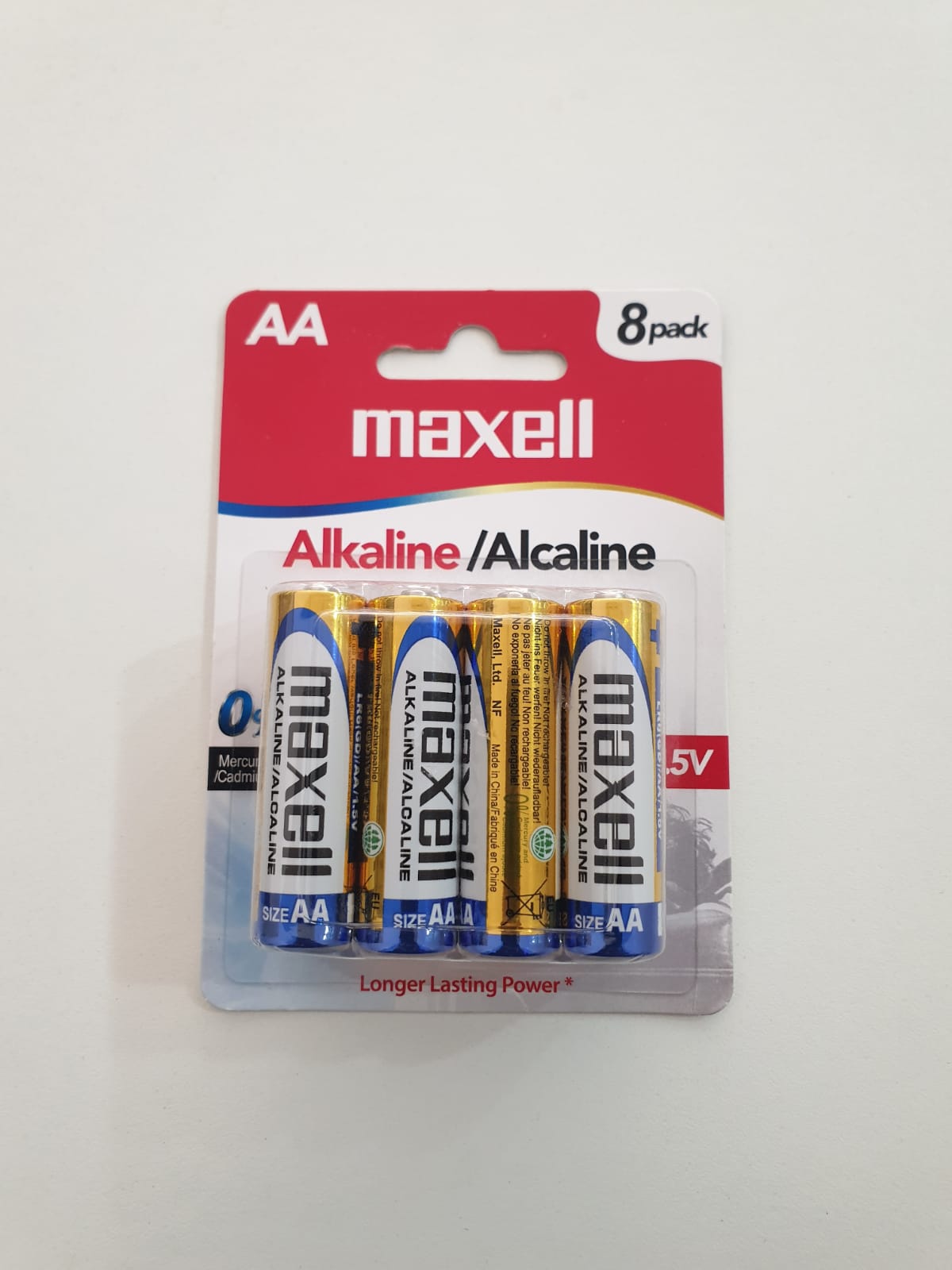 Pilha Maxell Alcalina AA c/8