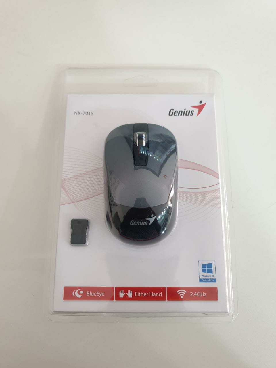 Mouse Genius NX-7015 Wiriless Cinza