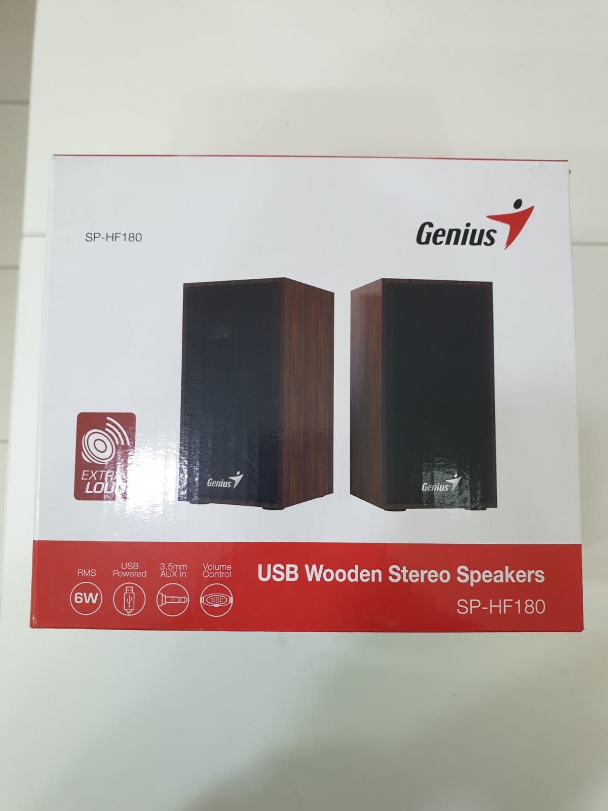 Coluna Genius SP-HF180 usb estéreo Preta