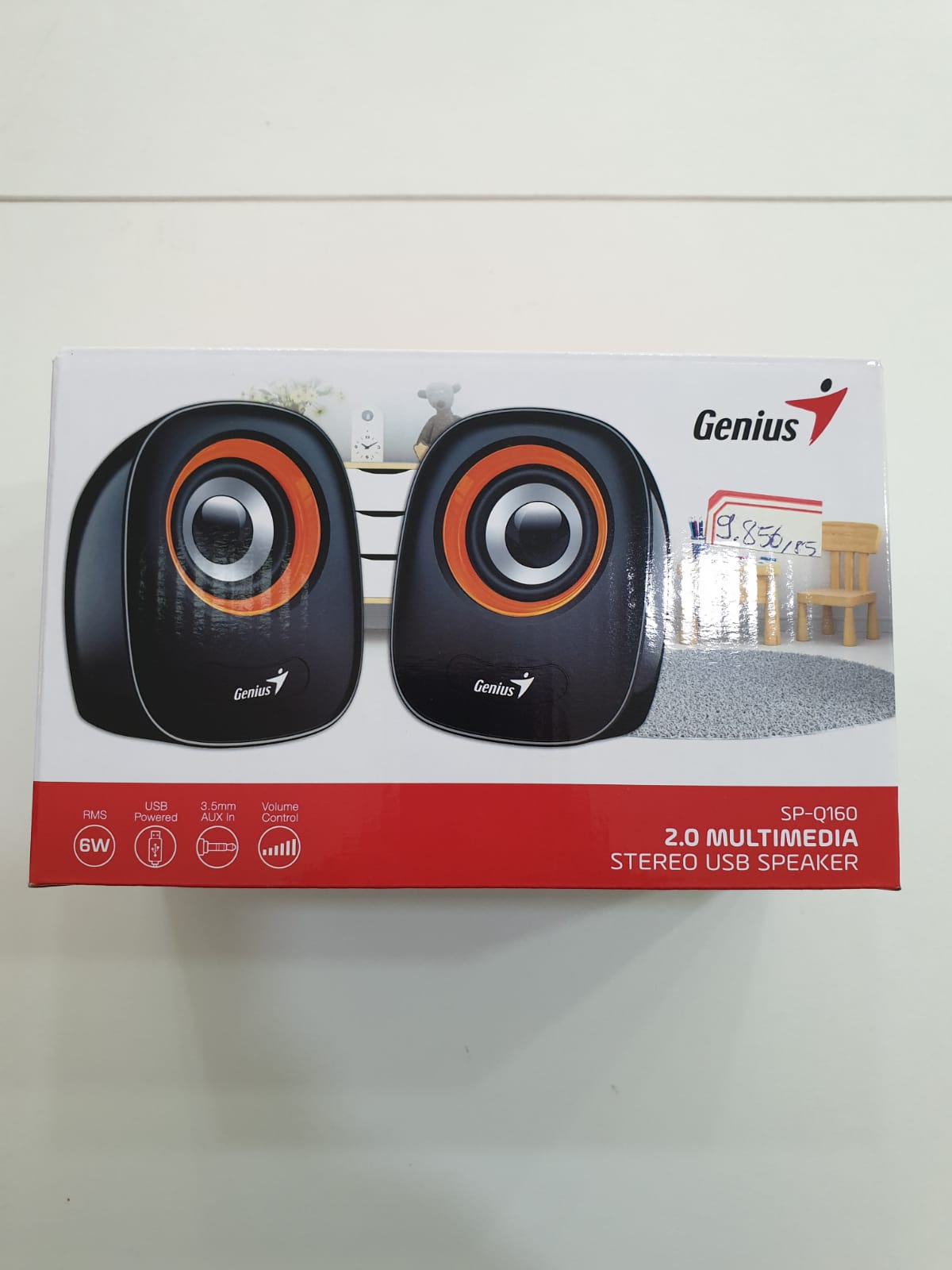 Colunas Genius SP-Q160 usb Estéreo Vermelho