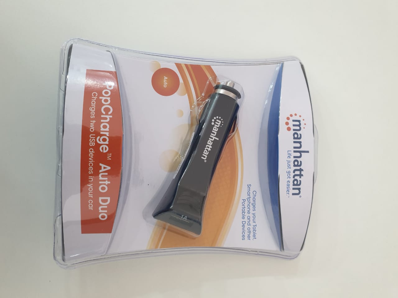 Carregador Manhattan  para Carro 2 Portas usb-a