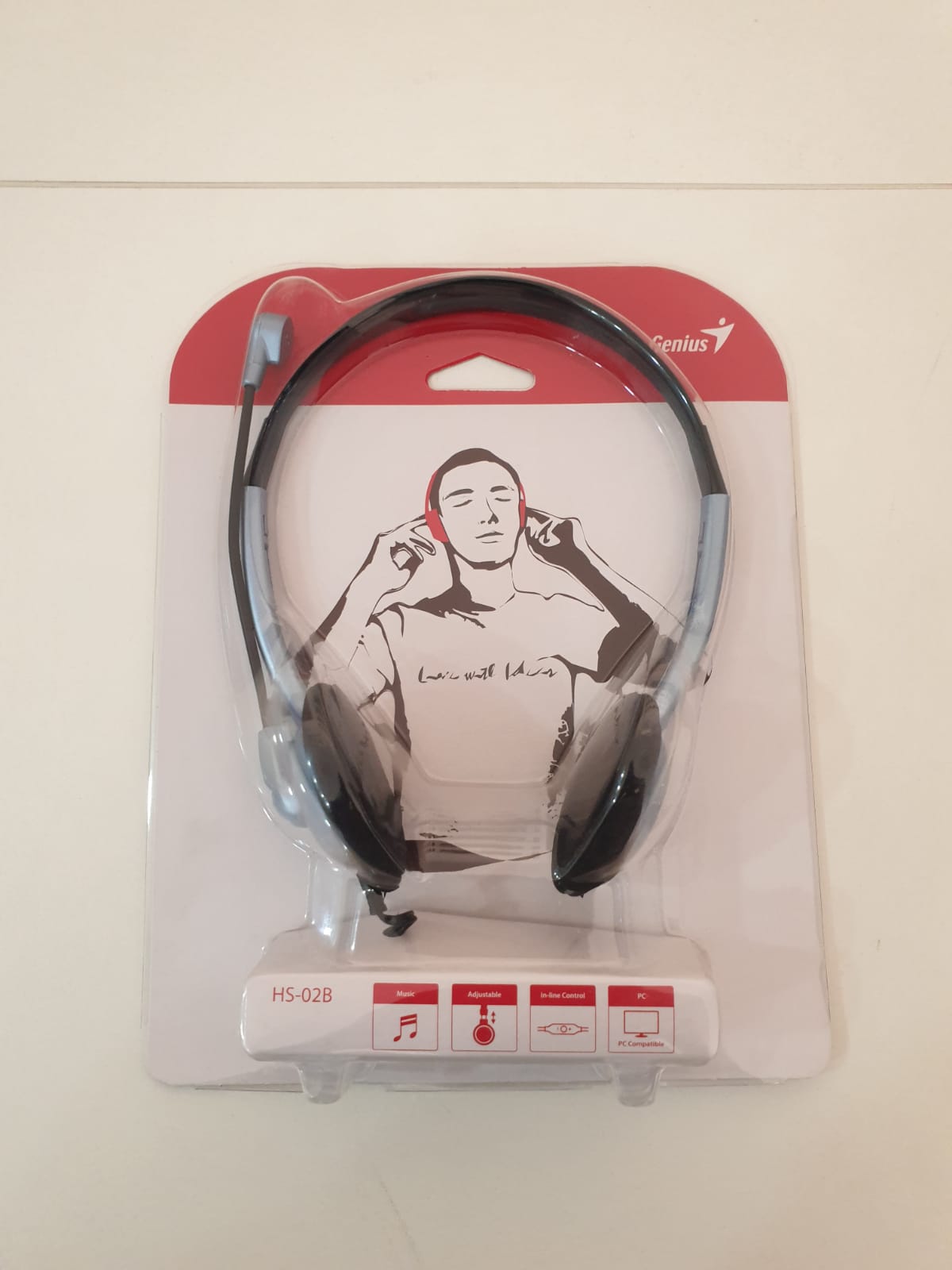 Auricular Genius Hs-02b c/mic