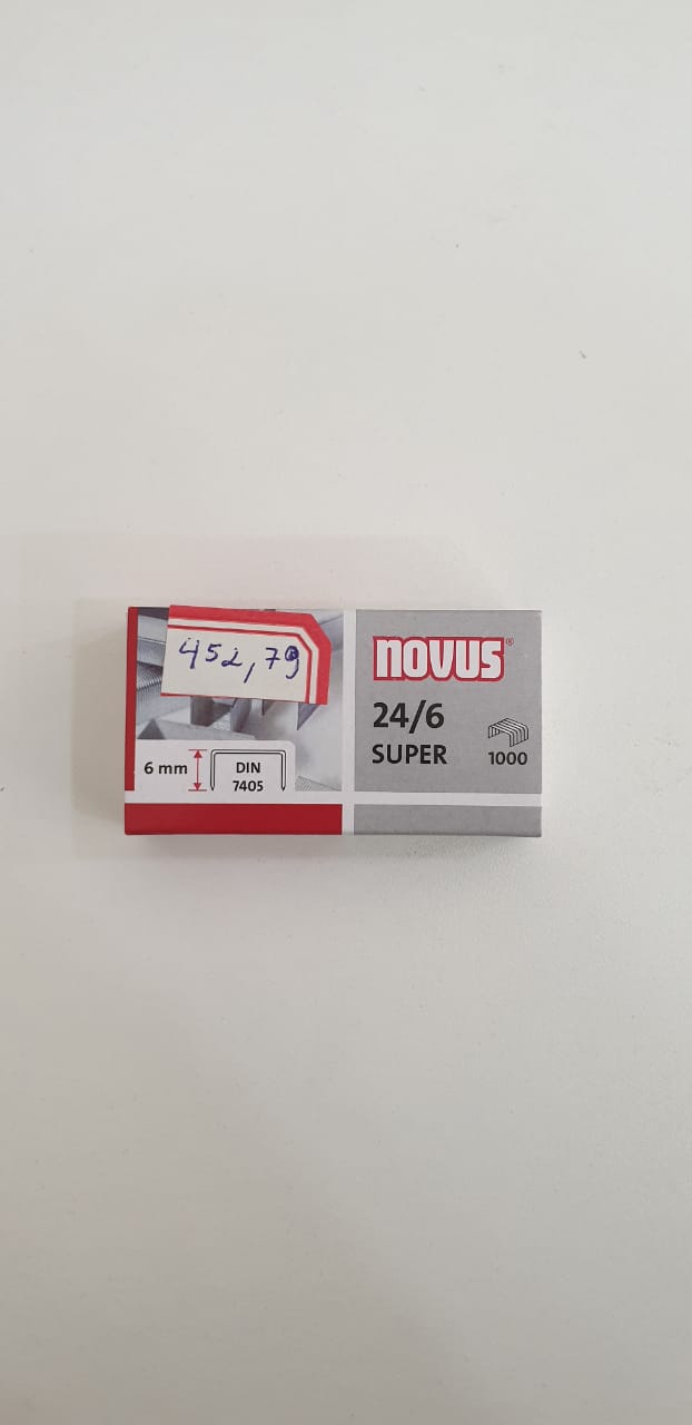 Agrafes Novus 24/6